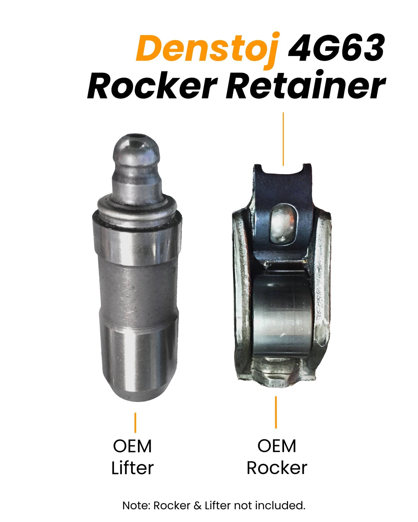 Denstoj Rocker Retainers for 4G63 Mitsubishi Engine (Evo 4-9) Pressed Rockers