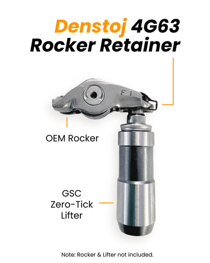 Denstoj Rocker Retainers for 4G63 Mitsubishi Engine (Evo 4-9) Pressed Rockers
