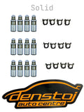 Set of 8 solid lifters with Denstoj rocker retainer clips for G16E-GTS Toyota engine solid lifter conversion, GR Yaris and GR Corolla